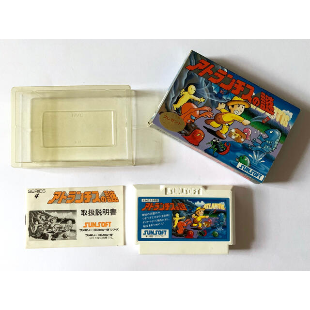 ファミリーコンピュータ(ファミリーコンピュータ)のファミコン アトランチスの謎　Famicom FC Atlantis Nazo エンタメ/ホビーのゲームソフト/ゲーム機本体(家庭用ゲームソフト)の商品写真