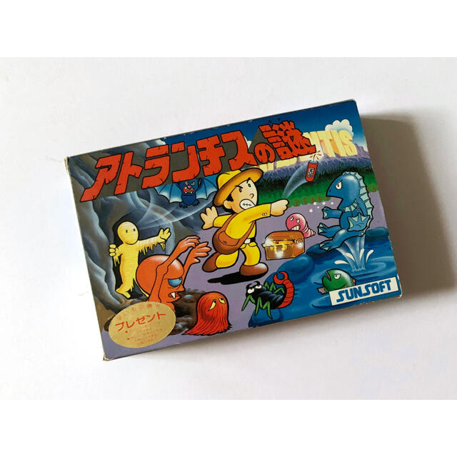 ファミリーコンピュータ(ファミリーコンピュータ)のファミコン アトランチスの謎　Famicom FC Atlantis Nazo エンタメ/ホビーのゲームソフト/ゲーム機本体(家庭用ゲームソフト)の商品写真