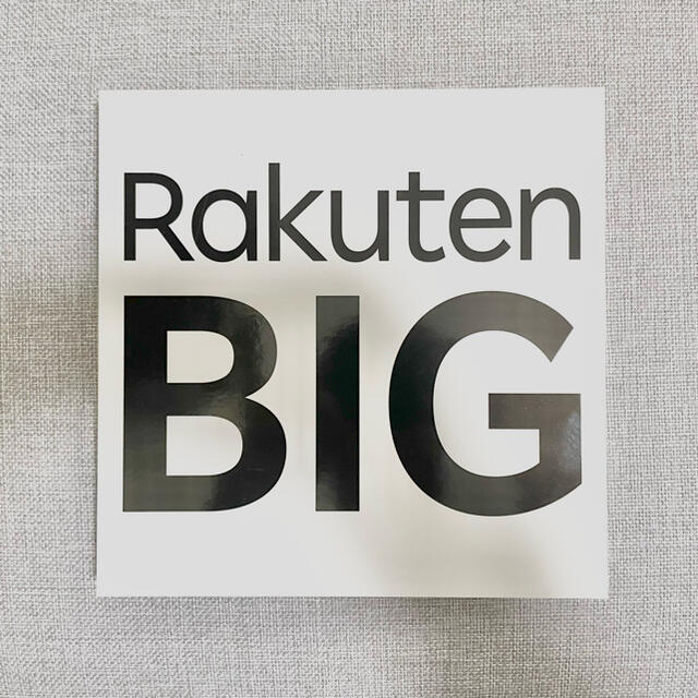 128GBSIMフリーモバイル Rakuten BIG ZR01 ブラック ケース付