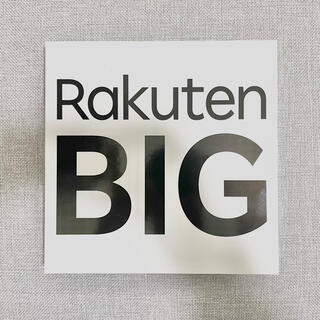ラクテン(Rakuten)の楽天モバイル Rakuten BIG ZR01 ブラック ケース付(スマートフォン本体)