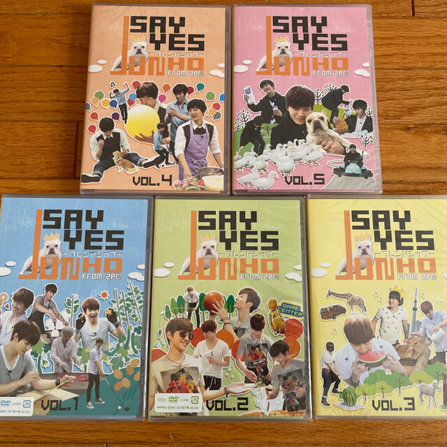 JUNHO(From 2pm)のSAY YES〜フレンドシップ〜Vol1〜5 エンタメ/ホビーのDVD/ブルーレイ(アイドル)の商品写真