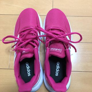 アディダス(adidas)のadidas 23.5 レディース　ピンク(スニーカー)