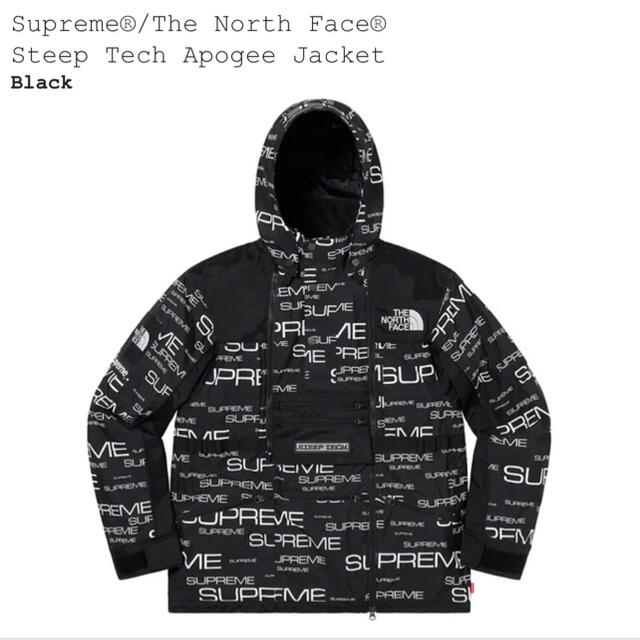 Supreme(シュプリーム)のSupreme The North Face Steep Jacket 黒L メンズのジャケット/アウター(マウンテンパーカー)の商品写真