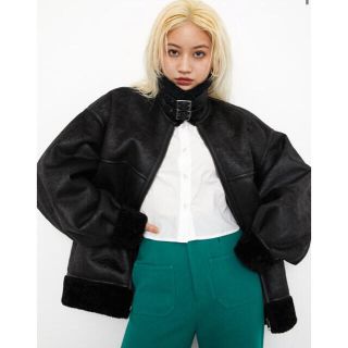 スライ(SLY)の本日終了LAGUA GEM VINTAGE OVER F／MOUTON COAT(ムートンコート)