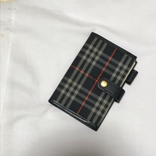 バーバリー(BURBERRY)のバーバリー　手帳　小物　システム手帳　5つ穴　チェック(手帳)