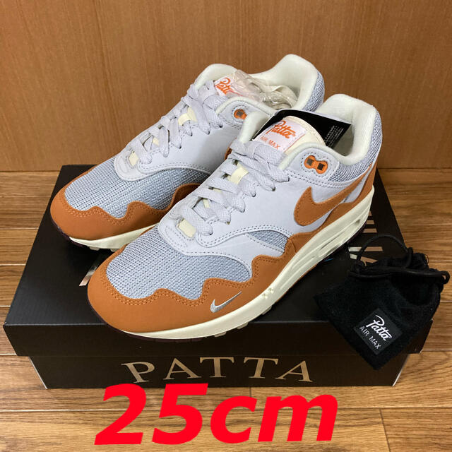 Patta x Nike Air Max 1 Monarch  25cm us7スニーカー