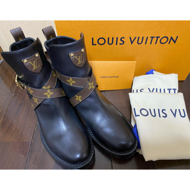 カーフレザー皮革の種類2021今季新作★Louis Vuitton ブーツ ルイヴィトン【送料無料】