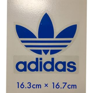 アディダス(adidas)の【新品】adidasステッカー  縦16.3 横16.7(その他)