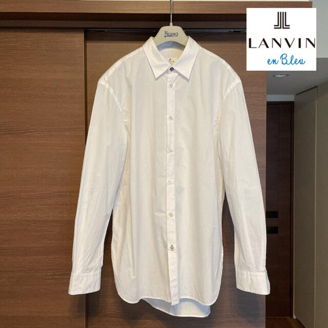 LANVIN en Bleu(ランバンオンブルー)の☆LANVIN en Blue ランバン オン ブルー ドレスシャツ『48』☆ メンズのトップス(シャツ)の商品写真