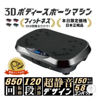 フィットネス　ブルブルマシーン　3Dボディーズスポーツマシーン(エクササイズ用品)