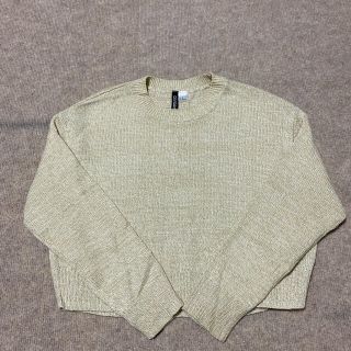 エイチアンドエイチ(H&H)のH&M ベージュニット XS(ニット/セーター)