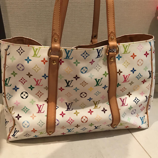 LOUIS VUITTON(ルイヴィトン)のルイヴィトン  トートバッグ オーレリアGM モノグラムマルチカラー　白 レディースのバッグ(トートバッグ)の商品写真