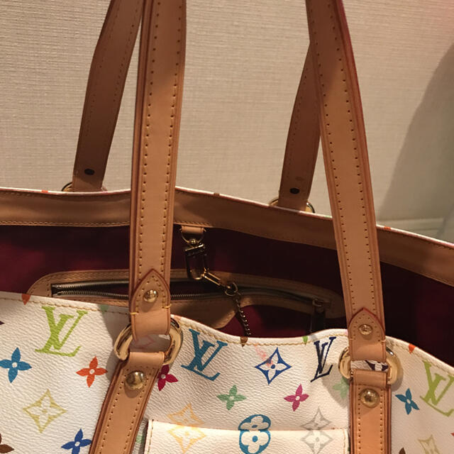 LOUIS VUITTON(ルイヴィトン)のルイヴィトン  トートバッグ オーレリアGM モノグラムマルチカラー　白 レディースのバッグ(トートバッグ)の商品写真