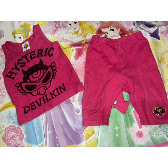 HYSTERIC MINI(ヒステリックミニ)のデビルキン✩セット キッズ/ベビー/マタニティのベビー服(~85cm)(Ｔシャツ)の商品写真