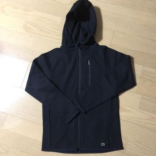 ギャップキッズ(GAP Kids)のキッズ 長袖トレーナーパーカー 黒 130 140 新品(ジャケット/上着)