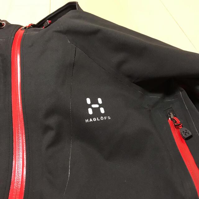 Haglofs(ホグロフス)の専用　HAGLOFS ソフトシェルジャケット 圧着剥がれ有り メンズのジャケット/アウター(マウンテンパーカー)の商品写真