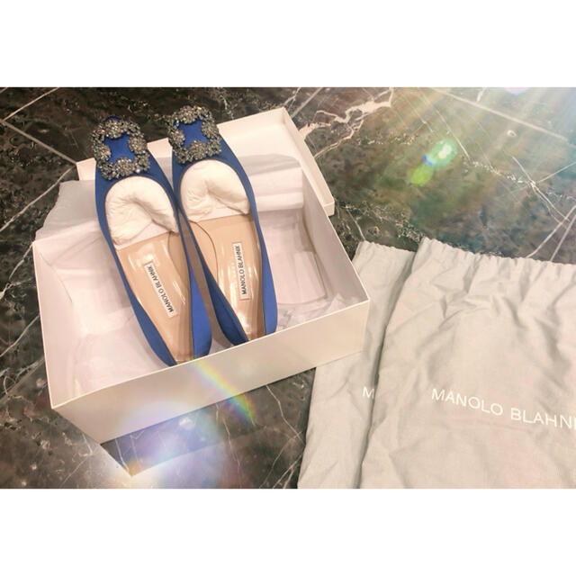 MANOLO BLAHNIK(マノロブラニク)の【✨新品💎】マノロブラニク　ハンギシパンプス💙 レディースの靴/シューズ(ハイヒール/パンプス)の商品写真