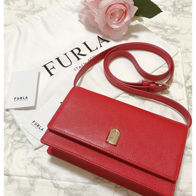 FURLA フルラ ショルダーバッグ　赤　★新品未使用