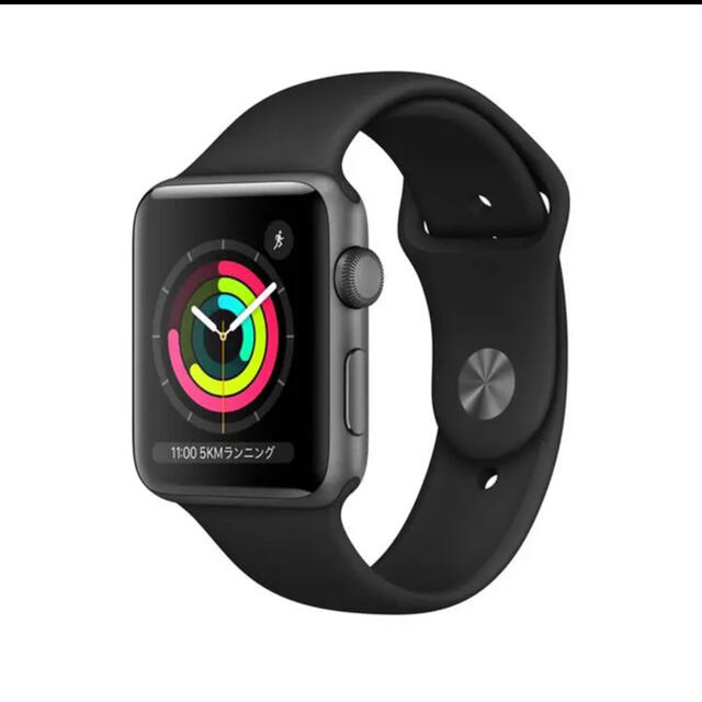 時計apple watch series3 42mm GPSモデル