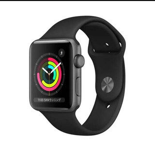 アップルウォッチ(Apple Watch)のapple watch series3 42mm GPSモデル(腕時計(デジタル))