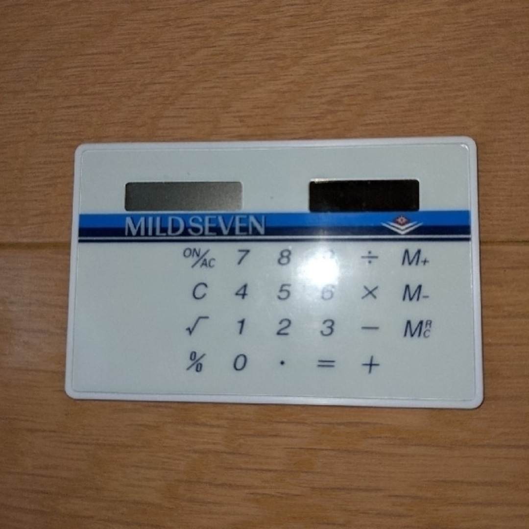 MILDSEVENソーラー電卓 インテリア/住まい/日用品のオフィス用品(オフィス用品一般)の商品写真