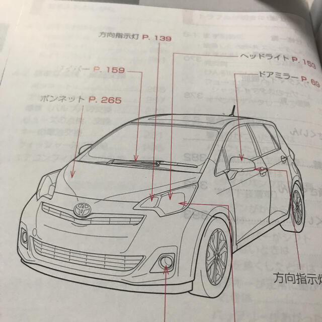 トヨタ(トヨタ)のトヨタ　ラクティス　取扱書 自動車/バイクの自動車(カタログ/マニュアル)の商品写真