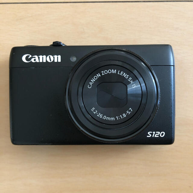 Canon(キヤノン)の【最終値下げ】週末に発送します！ POWERSHOT S120 BK スマホ/家電/カメラのカメラ(コンパクトデジタルカメラ)の商品写真