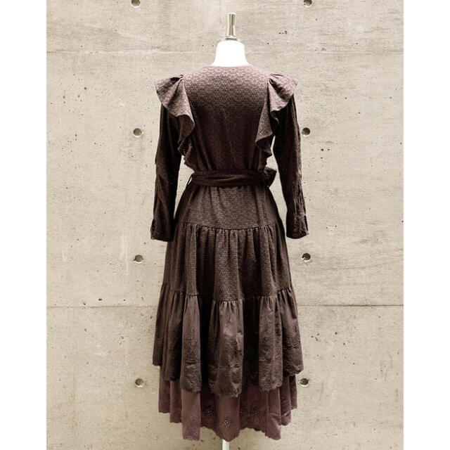 her lip to Two-Tone Ruffled Lace Dress ワンピース her lip to Two-Tone Ruffled Lace Dress ワンピース