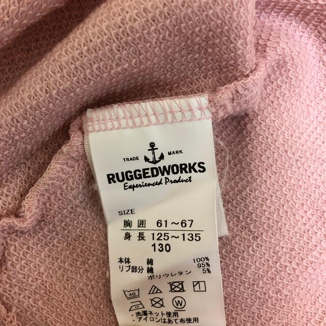 RUGGEDWORKS(ラゲッドワークス)のお値下げします！！トレーナー　RUGGED WORKS 130cm キッズ/ベビー/マタニティのキッズ服女の子用(90cm~)(Tシャツ/カットソー)の商品写真