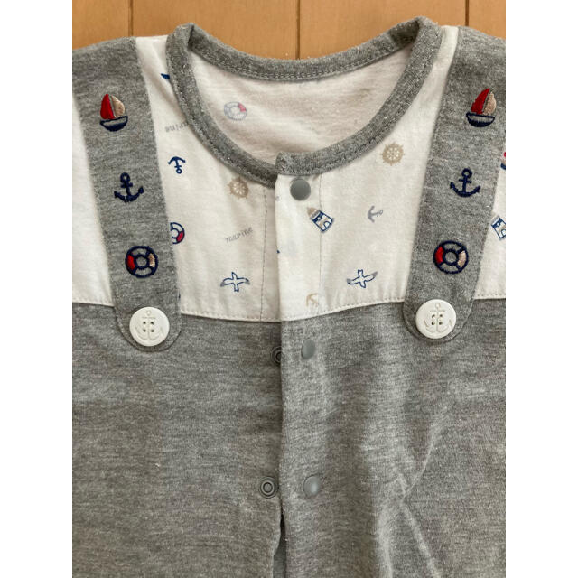 しまむら(シマムラ)のベビー　キッズ　新生児　ロンパース　2枚セット♪ キッズ/ベビー/マタニティのベビー服(~85cm)(ロンパース)の商品写真