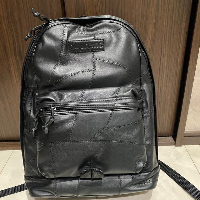 supreme Patchwork Leather Backpack