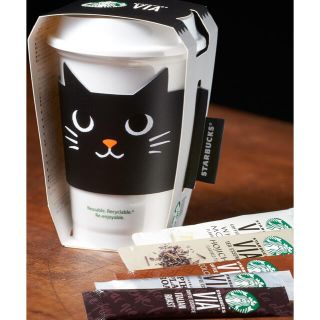 スターバックスコーヒー(Starbucks Coffee)のスターバックス ヴィア®とスリーブ付きリユーザブルカップのセット(コーヒー)