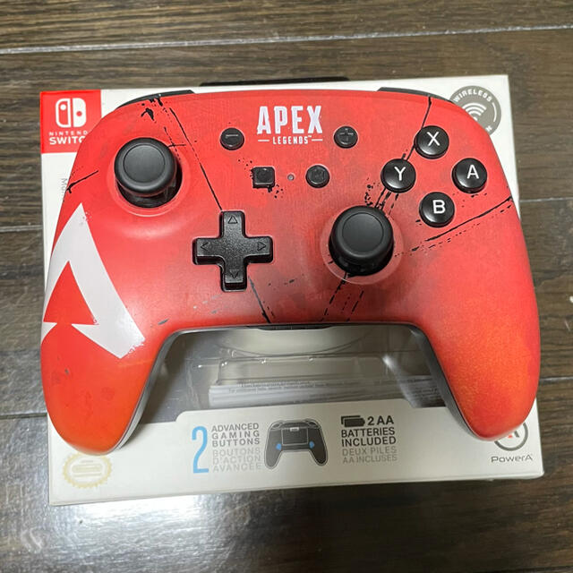Nintendo Switch(ニンテンドースイッチ)のSwitch プロコントローラー　apex仕様 エンタメ/ホビーのゲームソフト/ゲーム機本体(その他)の商品写真