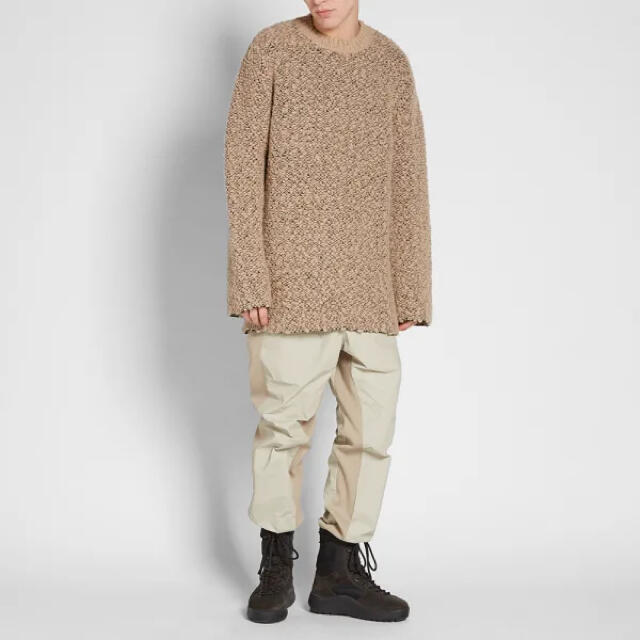 YEEZY SEASON 3 OVERSIZED TEDDY CREW KNITメンズ