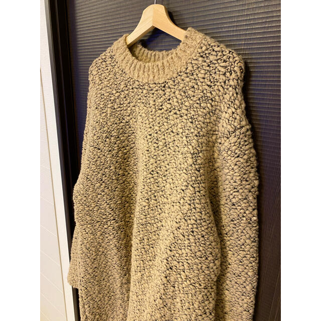 YEEZY SEASON 3 OVERSIZED TEDDY CREW KNIT