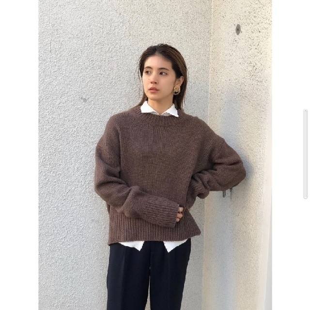 TODAYFUL(トゥデイフル)の【美品】TODAYFUL 2wayタートルサーマル白 ハイネックカットソー レディースのトップス(ニット/セーター)の商品写真