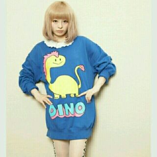 ギャラクシー(galaxxxy)の最終値下げXL DINOトレーナー きゃりー着用(トレーナー/スウェット)