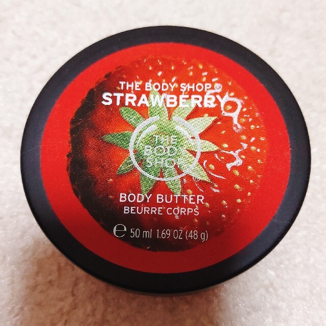 THE BODY SHOP(ザボディショップ)の《新品未使用品》ボディバター ストロベリー50ml コスメ/美容のボディケア(ボディクリーム)の商品写真