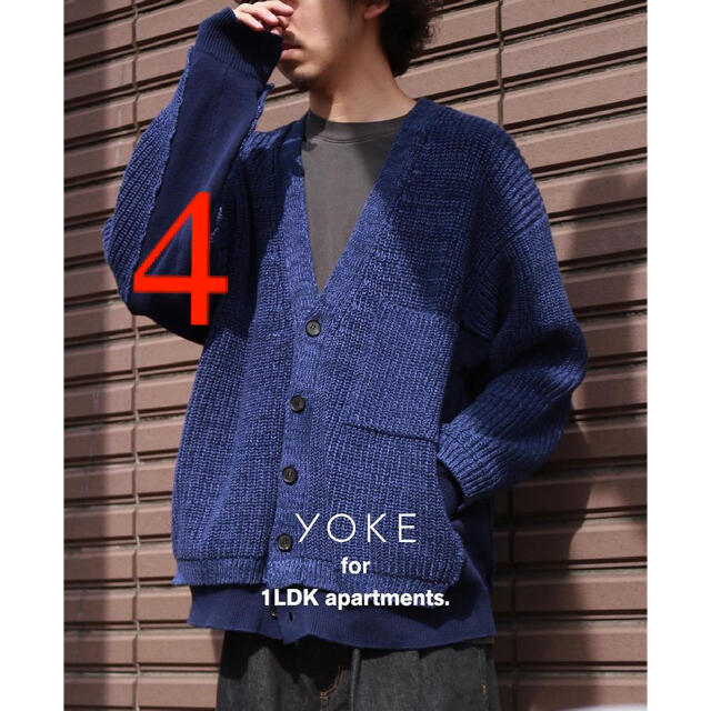 4 YOKE for 1LDk apartment カーディガン 21aw 【国内発送】 ybsoul.co.il