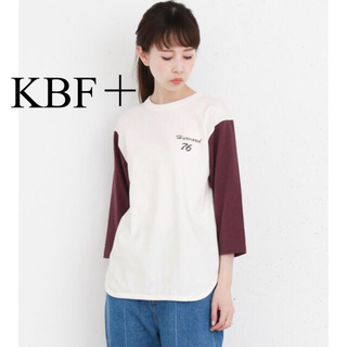 ケービーエフプラス(KBF+)のKBF＋　ベースボールロゴTシャツ(Tシャツ(長袖/七分))