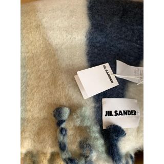 Jil Sander - 新品!JIL SANDER モヘアウール製ロングマフラーの通販