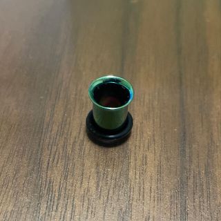 ボディピアス　シングルフレア　0G 2G 4Gセット(ピアス(片耳用))