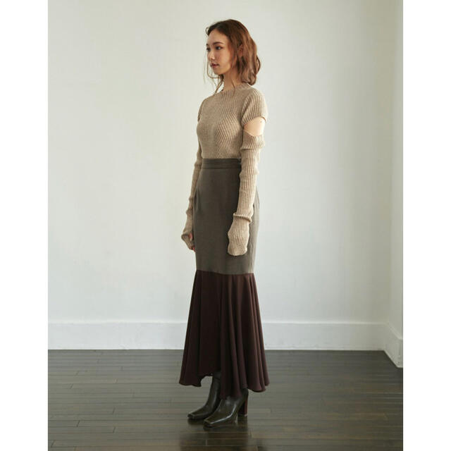 完売商品 randeboo ♥ Charm warmer knit beige - ニット/セーター