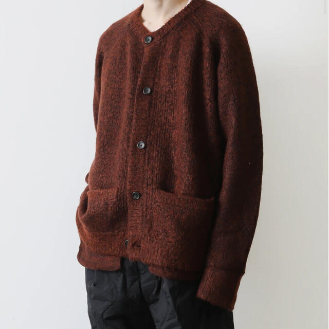 21aw stein KID MOHAIR CARDIGAN（Black）