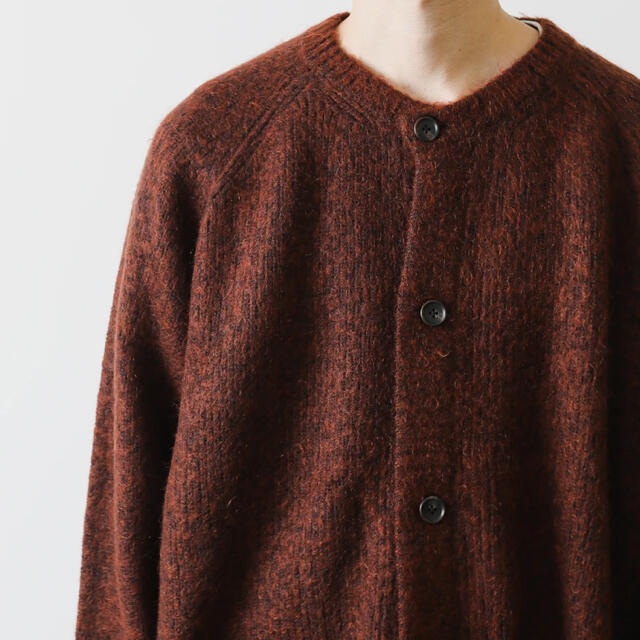 SUNSEA(サンシー)のstein 21aw SUPER KID MOHAIR CARDIGAN メンズのトップス(カーディガン)の商品写真