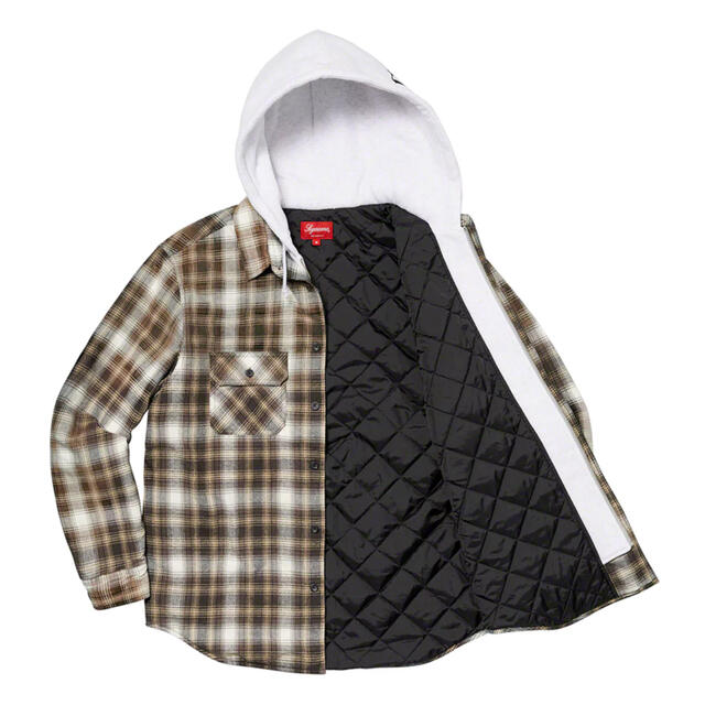 Supreme Hooded Flannel Zip Up Shirt 1