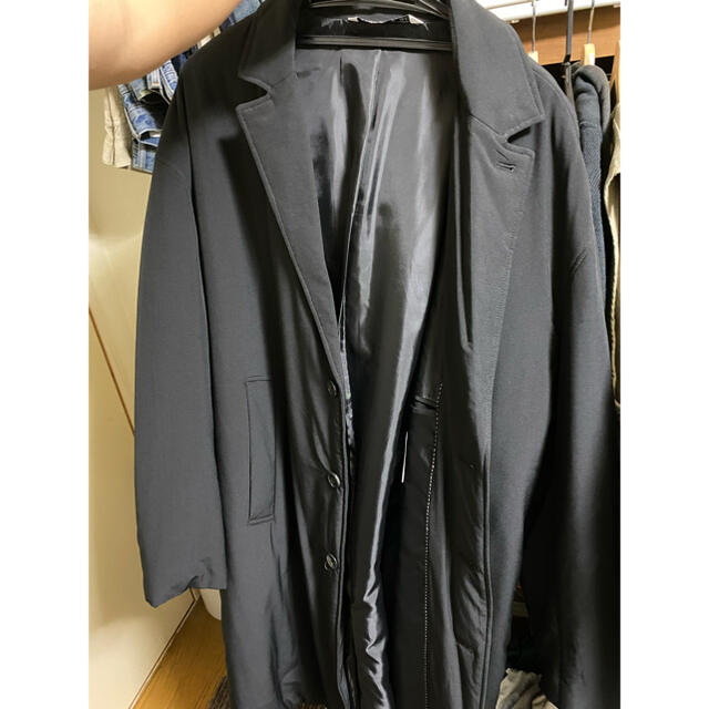 ZARA(ザラ)のZARA ザラ　オーバーサイズコート　ブラック　 メンズのジャケット/アウター(チェスターコート)の商品写真