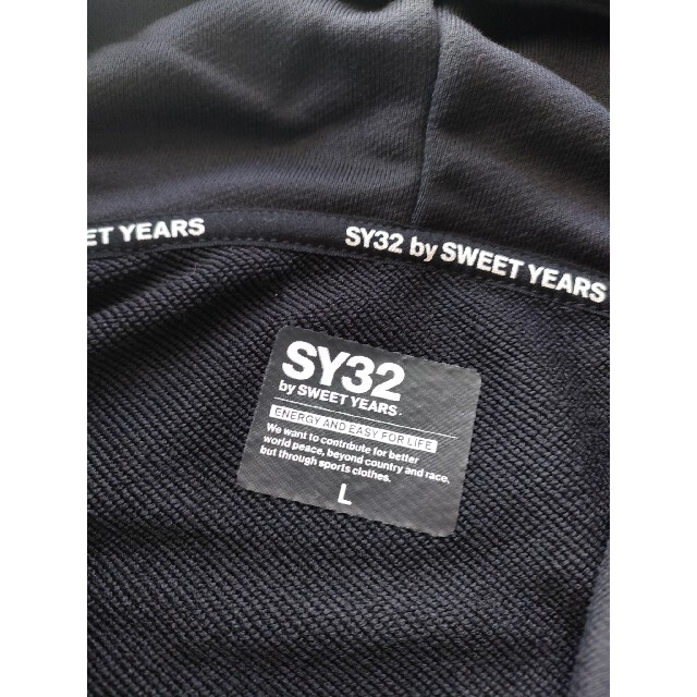 SWEET YEARS(スウィートイヤーズ)の新品未使用✨SY32 by SWEET YEARS　パーカー　ブラック メンズのトップス(パーカー)の商品写真