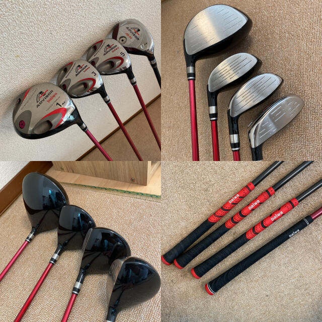 値下M.U.GOLFキャディバッグ ＋Daiwa GP-1 アイアン10本セット