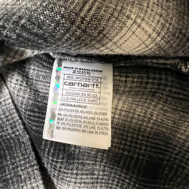 carhartt - CARHARTT WIP L/S HALLECK SHIRTの通販 by kms9090's carhartt - CARHARTT WIP L/S HALLECK SHIRTの通販 by kms9090's